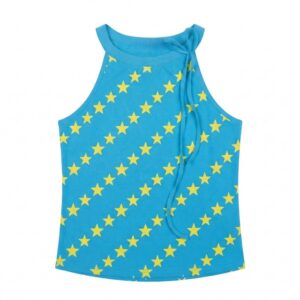 Trendy Y2K Style — Strappy Tank Top (Blue)