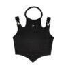 Hip-Hop Style Trendy Tank Top — Black