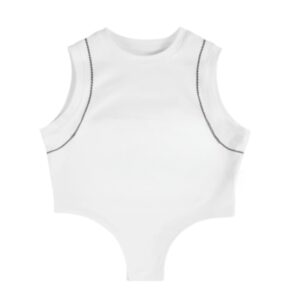 Minimalist-Style Trendy Tank — White